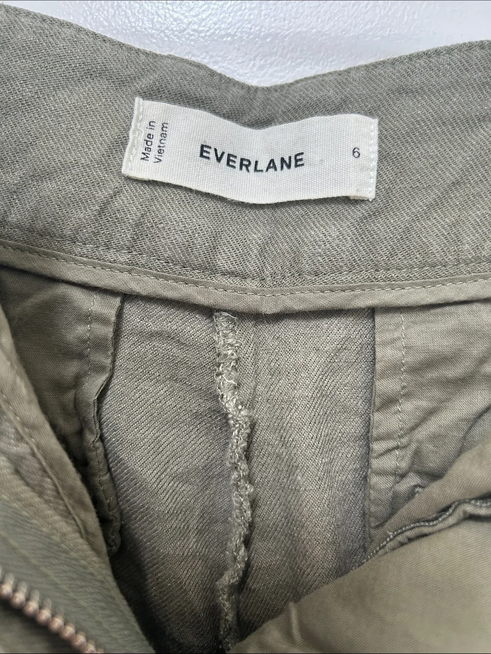 Everlane Wide-Leg Pant in Stretch Linen